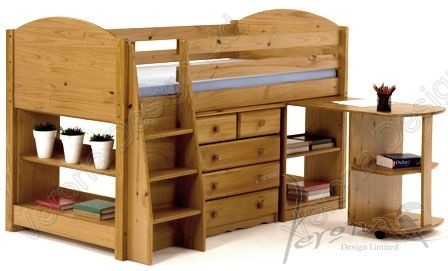 Pine Midsleeper Cabin Bed