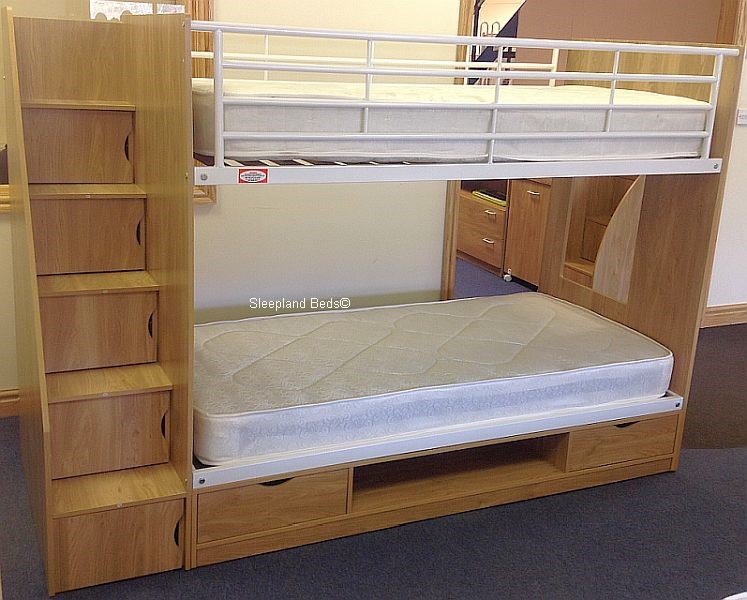 Pics For > 4 Bunk Beds With Stairs