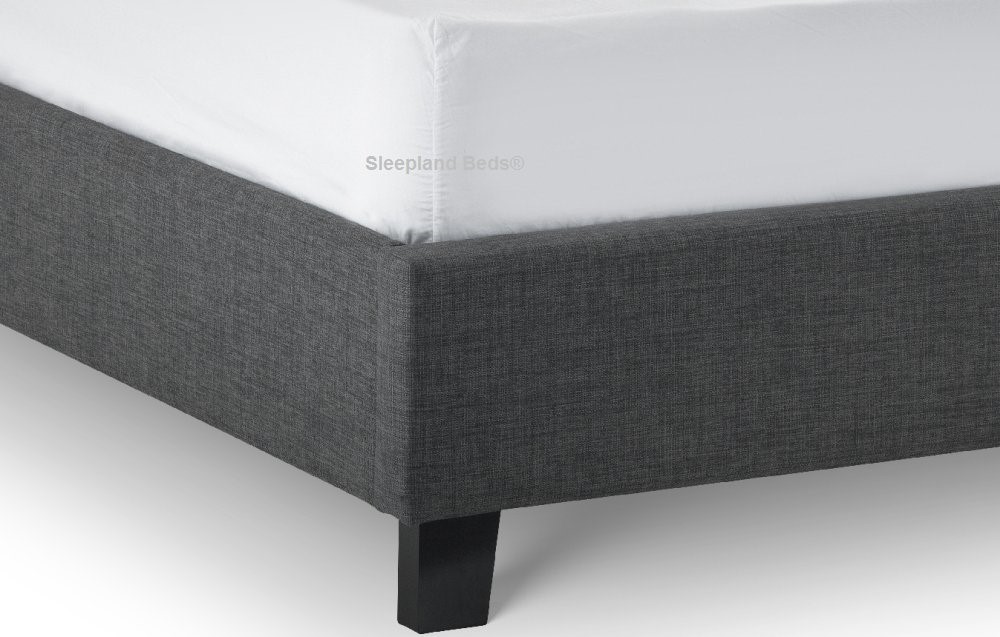 slate grey fabric bed frames