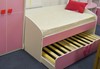 Pink Butterfly Trundle Bed