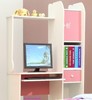 Pink Girls Desk And Storage