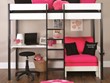 Stompa Nero Highsleeper With Pink Chair