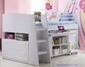 White Childrens Cabin Bed With Storage
