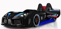 GT Turbo Black Racing Car Bed