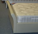 Cream Ottoman Sleigh Storage Bed