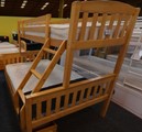 Wooden Three Sleeper Bunk Bed With Drawers