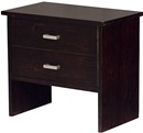 nero 2 drawer bedside table