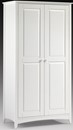 White 2 Door Wardrobe