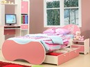 Pink Butterfly Girls Bed And Bedroom Furniture Desk And Wardrobe