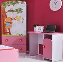 Premium Childrens Bear Theme Bed, Wardrobe Desk