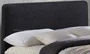 Durban kingsize black fabric bed frame