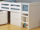 Chester White Midsleeper Bed By Sleepland Beds