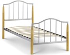 Metal And Wood Single Bed Frame