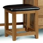 Oak dressing table stool