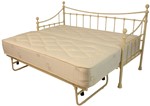 Metal Day Bed With Trundle Guest Bed