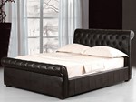 Black Leather Chesterfield Ottoman Beds