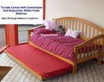 Maple Wooden Sofa Style Bed Frame