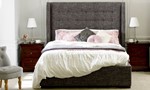 Limelight Aquila Bed In Grey Waffle Fabric