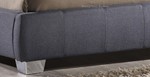 Braunston 4ft Small Bedstead In Grey Fabric