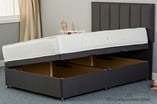 Black firm ottoman bed