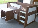 Childrens Bed With Desk