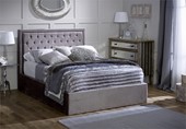 Silver Double Ottoman Beds On Sale