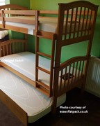 Wooden Bunk With Guest Bed Trundle