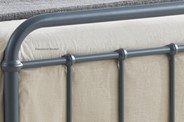 Miami Small Double Grey Metal Bed Frame