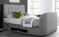 Superking TV bed with ottoman storage