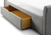 Fabric bed storage drawer