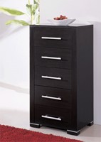 Cappucino 5 drawer chest