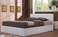 White Ottoman Bed
