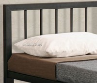 Metro Small Double Black Metal Bed Frame