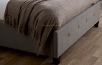Grey Fabric super king size bedstead