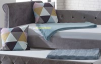 Soft velvet daybed with guest bed