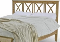 Solid Oak Wooden Criss Cross Bed Frames