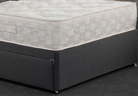 Sweet Dreams Ruben Ortho Divan Beds With Drawers In Black Fabric