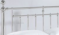 Alexander Chrome Nickel King Size Bed Frame