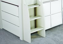 Stompa White mid sleeper beds