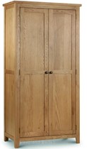 Oak Two Door Wardrobe