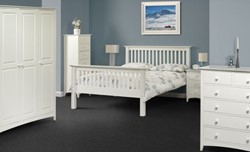Julain Bowen Cameo Stone White Bedroom Furniture