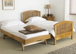 oak guest bed