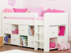 Stompa Uno Four Midsleeper Bed With Storage