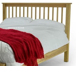 Double Altonbury Oak Wooden Bed Frame In Oak