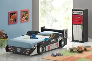 Joseph F1 Black Racing Car Bed