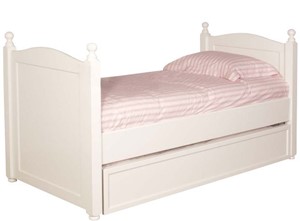 White Truckle Guest Bed