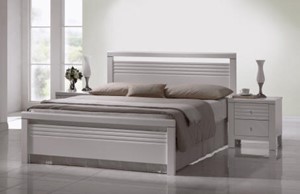 Fion  Bed | White Wooden Beds