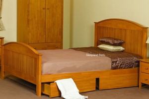 Sweet Dreams Foster Maple Wooden Bed Frame
