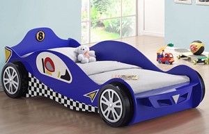 Blue Car Bed