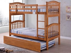 Maple Bunk Beds With Trundle